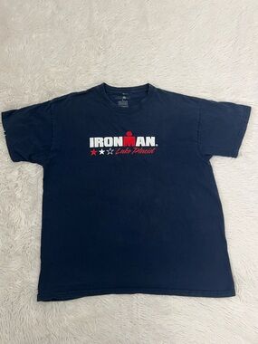 Iron Man Short Sleeve Logo Tee - Navy, Red, White/A210